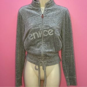 Enyce Gray Zip-Front Women's Sweater Jacket